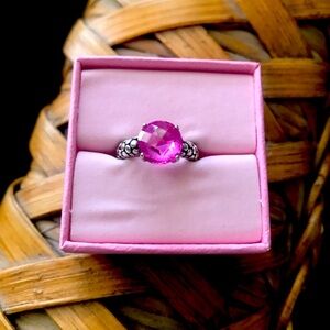 Michael Dawkins Elegant Pink Gemstone Ring